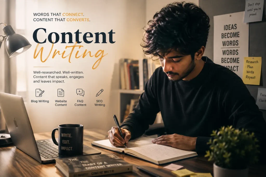 content writing services logo best freelance digital marketing expert in kochi