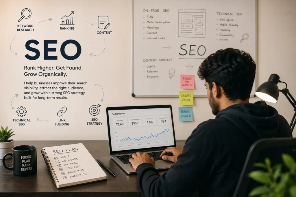 seo image services logo best freelance digital marketing expert in kochi